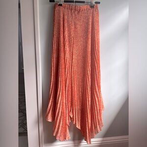 Club Monaco Pleated Maxi Skirt